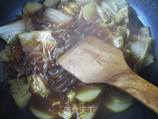 Potatoes and Chinese Cabbage Wide Noodles recipe