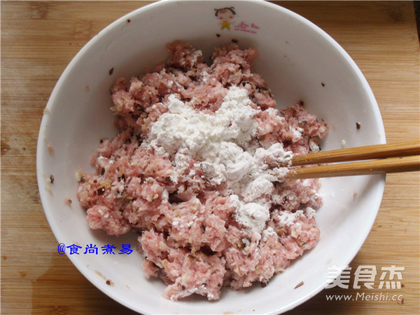 Homemade Handmade Mushroom Pork Balls recipe