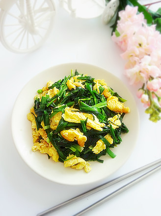 Scrambled Eggs with Leek recipe