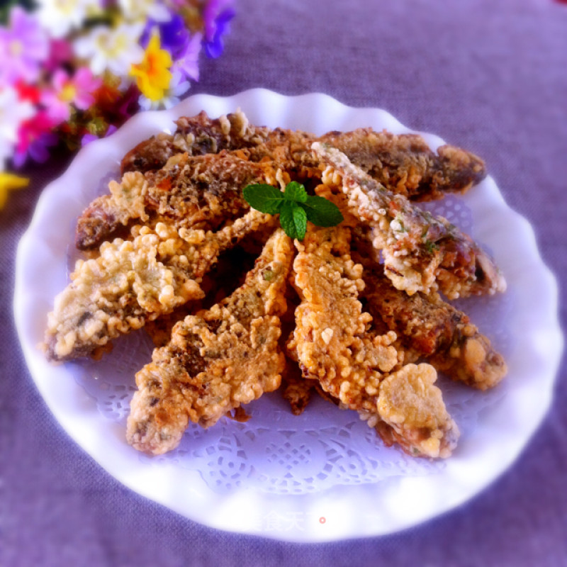 Fried Crucian Carp with Scallion Flavor recipe