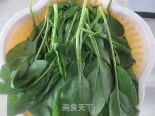 Old Vinegar Spinach and Peanuts recipe