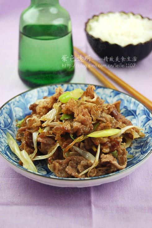 Stir-fried Lamb with Scallions recipe