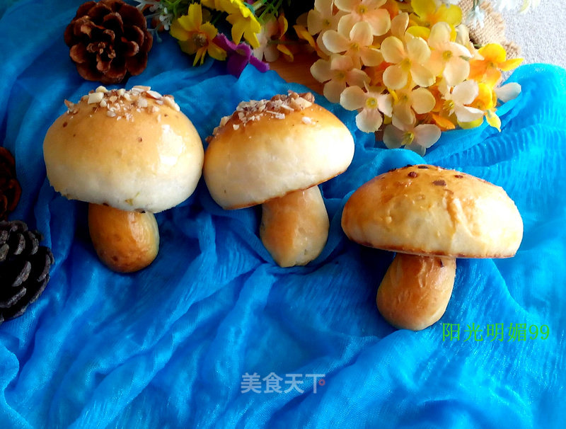 Small Mushroom Vegetable Bread recipe