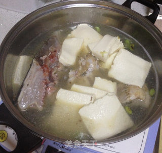 Tofu Stewed Fish Head recipe