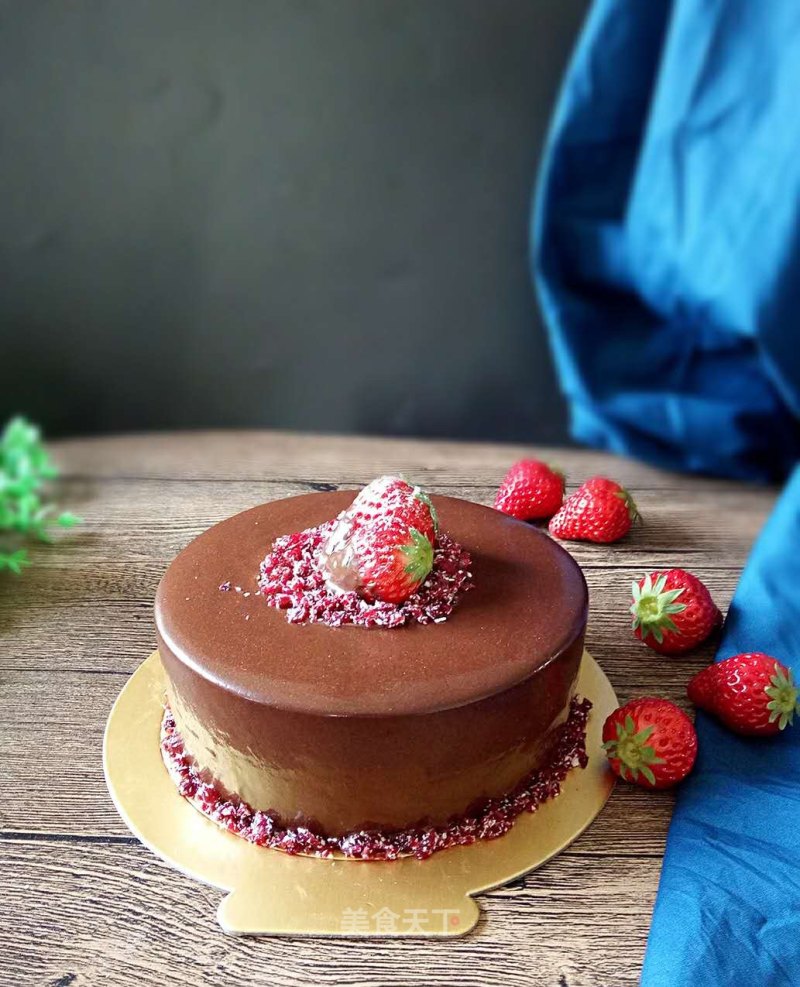 Fluff Marshmallow Chocolate Mirror Mousse Cake