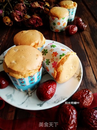 Red Date Chiffon Cake Cup recipe