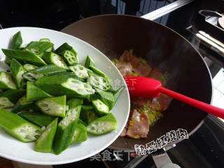 Fried Okra with Bacon recipe