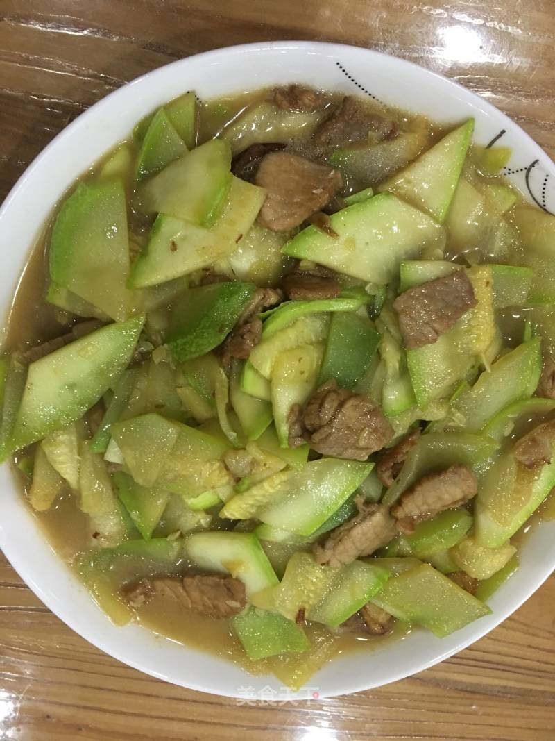 Fried Zucchini with Beef recipe