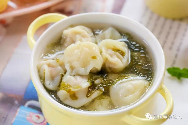 Shrimp Wonton Baby Food Supplement Recipe recipe