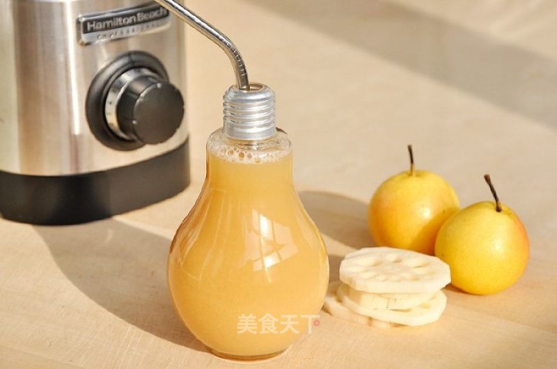 Nanguo Pear and Lotus Root Juice recipe