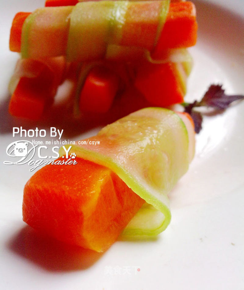 [autumn Freshness] Cucumber and Carrot Rolls recipe