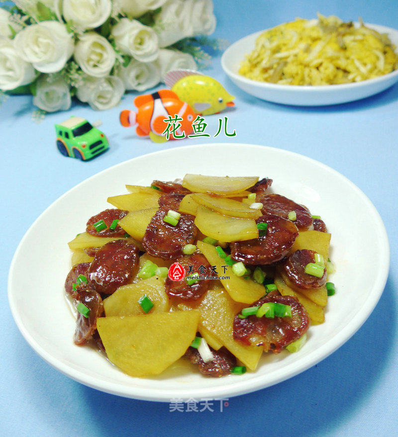 Stir-fried Potatoes with Spicy Sausage recipe