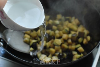 The Best Way to Eat Eggplant [fried Eggplant with Tomato and Pepper] recipe