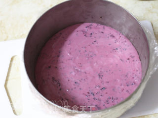 Mulberry Gradient Frozen Cheesecake recipe