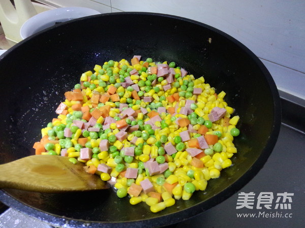 Colorful Corn Kernels recipe