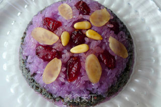 Purple Eight Treasure Rice recipe