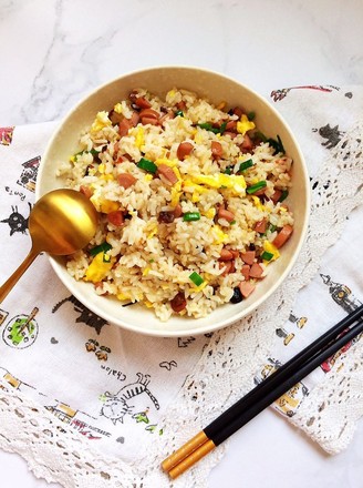 Fried Rice with Abalone and Scallop Xo Sauce