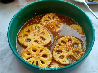 Roasted Lotus Root with Sauce recipe