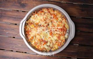 Savory Bacon and Cheese Baked Rice recipe