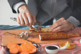 One Bite of Steamed Yam Meatballs recipe