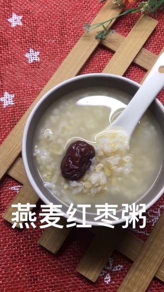 Oatmeal and Red Date Porridge