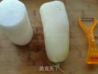 Palace White Radish ~ Thin Strips of Cold White Radish recipe