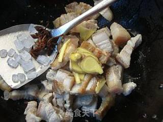 Braised Pork with Pleurotus Eryngii recipe