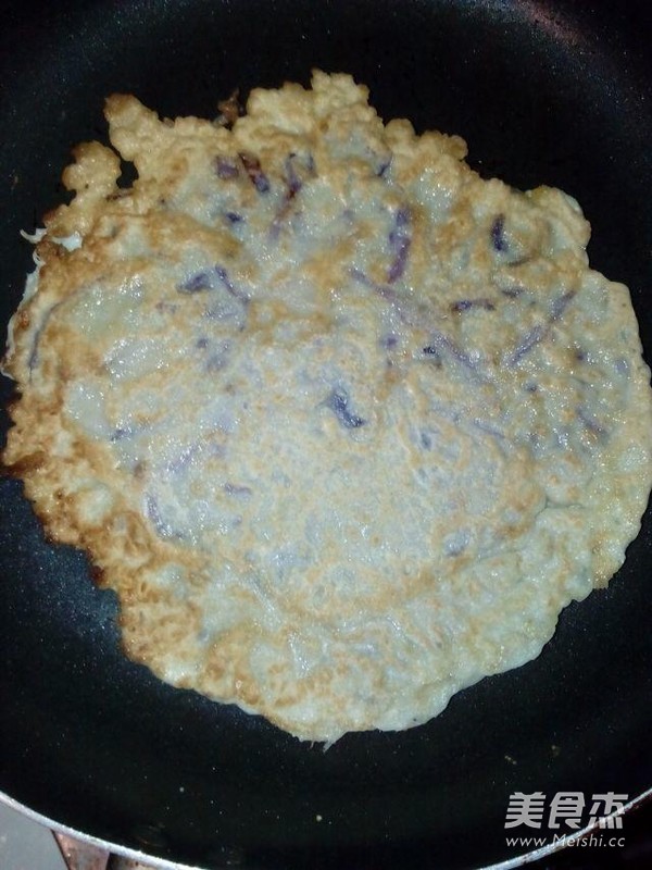 Purple Cabbage Omelette recipe