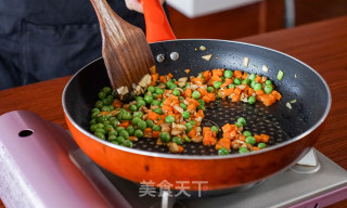 Seasonal Vegetable and Matsutake Fried Rice recipe