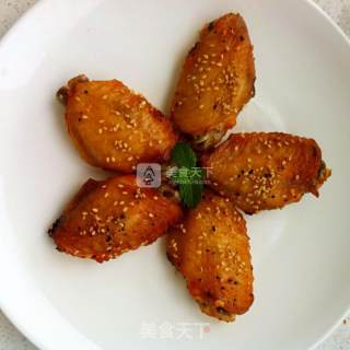 Fried and Grilled Chicken Wings for Two recipe