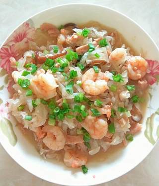 Braised Shrimp with Radish recipe