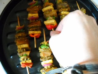 Oil-free Curry Skewers recipe