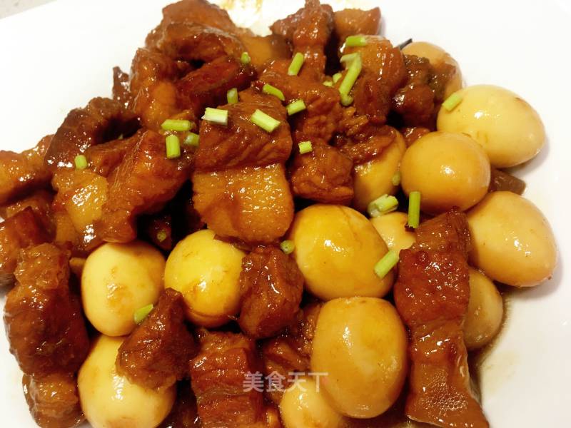 Braised Pork with Quail Eggs recipe