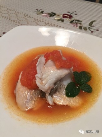 Tomato Fish in Bisque Soup