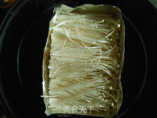 Tin Foil Enoki Mushroom recipe