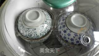 Crab Claws Steamed Egg with Asparagus recipe