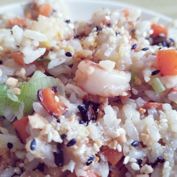 Carrot and Shrimp Fried Rice recipe