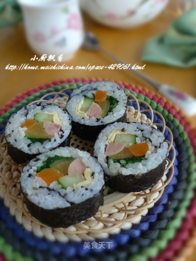 【flower Sushi】----korean Sushi recipe