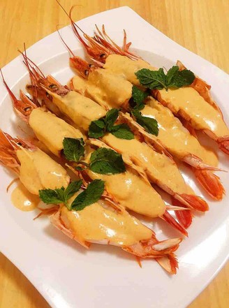 Thai Curry Coconut Fragrant Red Shrimp (healthy and Oil-free) recipe