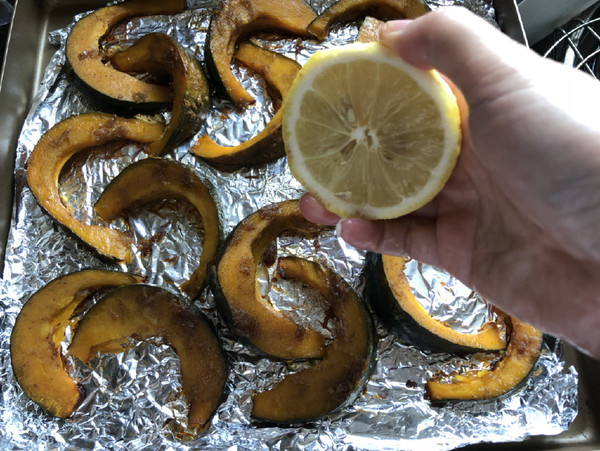 Roasted Pumpkin with Lemon Cinnamon recipe