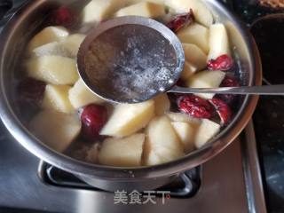 Apple Snow Fungus and Yam Soup recipe