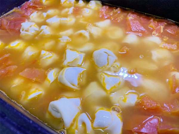 Tomato and Egg Ravioli recipe