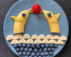 Fruit Platter Creative Dolphin Banana Fruit Cut recipe