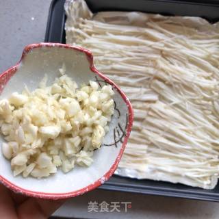 Garlic Enoki Mushroom recipe