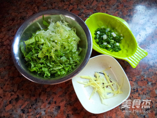 Shredded Lettuce Bone Congee recipe