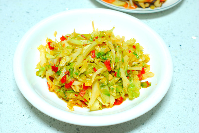 Chopped Pepper and Cabbage recipe