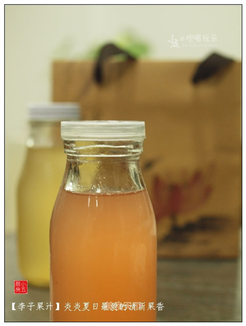 Plum Juice: Fresh and Fruity Aroma of Scorching Summer recipe
