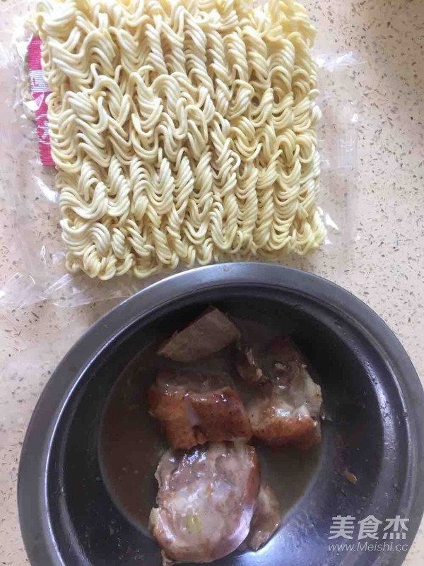 Lazy Version of Roast Duck Noodles recipe