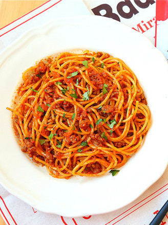 Spaghetti Bolognese from Hongguo's Food School recipe