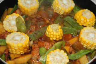 Braised Pork and Vegetable Stew in A Large Pot recipe